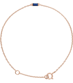 688877 Bracelet Set 14K Rose Straight Baguette Natural Blue Sapphire 4 X 2 Mm 6 12-7 12 In Polished Natural Blue Sapphire Baguette Bracelet