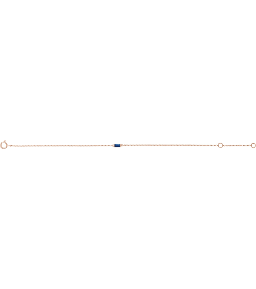 688877 Bracelet Set 14K Rose Straight Baguette Natural Blue Sapphire 4 X 2 Mm 6 12-7 12 In Polished Natural Blue Sapphire Baguette Bracelet