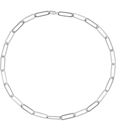 Ch1208 Sterling Silver Paperclip-Style 6.2 Mm 18 In Lobster Clasp Polished Paperclip-Style Chain
