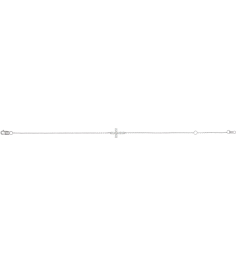 Brc885 Bracelet Set Sterling Silver Round Natural Diamond 2Mm 18 Ctw VsSi1, Ghi 6 12-7 12 In Polished 18 Ctw Natural Rose-Cut Diamond Sideways Cross Bracelet