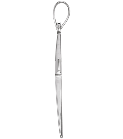 R41279 Pendant Platinum 15.23 X 7.38 Mm Polished Cross Pendant