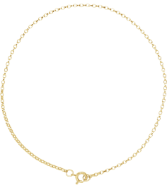 Ch1213 14K Yellow Rolo 1.1 Mm 7 In Spring Ring Polished Rolo Chain