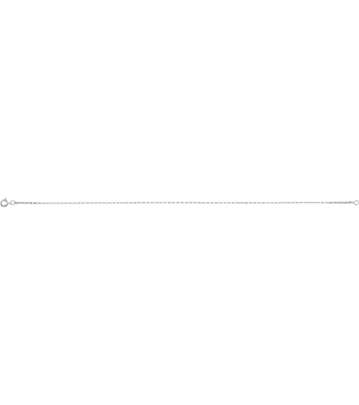 Ch1213 14K White Rolo 1.1 Mm 7 In Spring Ring Polished Rolo Chain
