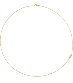 88188 Necklace Set 14K Yellow Round Natural Diamond Natural Diamond I1, G-H 18 In Polished .015 Ctw Natural Diamond Off-Center Angel Wing Necklace