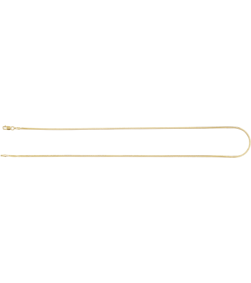 Ch1109 14K Yellow Herringbone 1.6 Mm 20 In Lobster Clasp Polished Herringbone Chain
