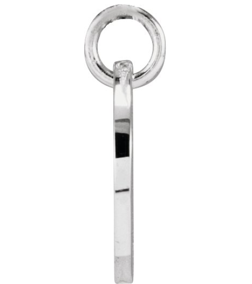 88227 Pendant Sterling Silver Initial D 9.97 X 9.97 Mm Polished Script Initial Pendant