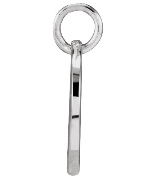 88227 Pendant Sterling Silver Initial Q 9.97 X 9.97 Mm Polished Script Initial Pendant
