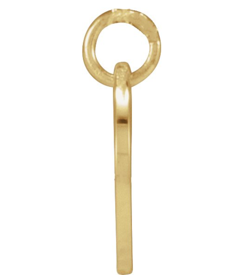 88227 Pendant 14K Yellow Initial Z 9.97 X 9.96 Mm Polished Script Initial Pendant