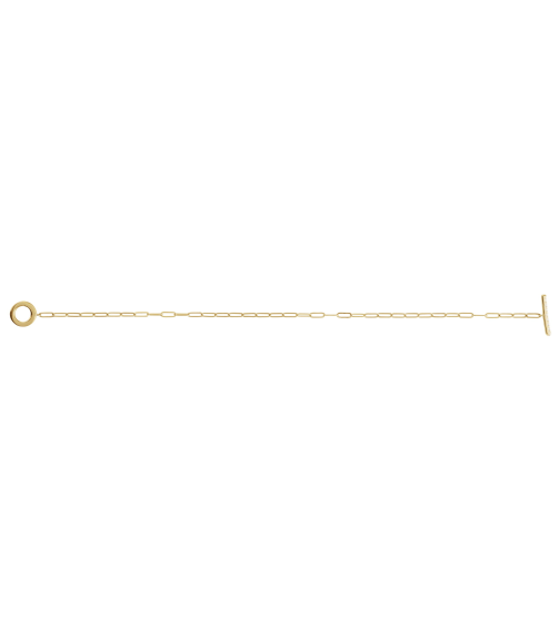 Brc895 Bracelet 14K Yellow Set Natural Diamond Round 1.5 Mm 7 In I1, G-H Polished 110 Ctw Diamond Toggle Bracelet