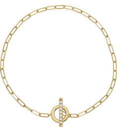Brc895 Bracelet 14K Yellow Set Natural Diamond Round 1.5 Mm 7 In I1, G-H Polished 110 Ctw Diamond Toggle Bracelet