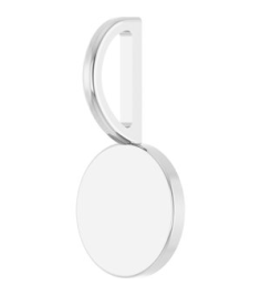 88225 Pendant Platinum 15 X 7.67 Mm Polished Engravable Disc Pendant