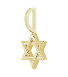 88329 Pendant 14K Yellow 19.6 X 10.4 Mm Polished Star Of David Pendant