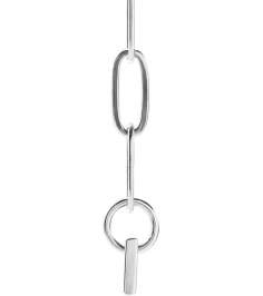 88328 Necklace Sterling Silver 30 X 3.5 Mm 16 In Polished Engravable Bar Necklace