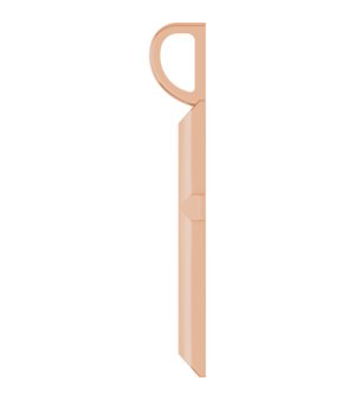 R50005 Pendant 14K Rose 23 X 13 Mm Polished Knife Edge Cross Pendant
