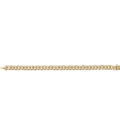 Brc911 Bracelet Set 14K Yellow Round Natural Diamond Natural Diamond 1.1Mm 1 12 Ctw I1, G-H 7 In Polished 1 12 Ctw Natural Diamond Curb Chain Bracelet