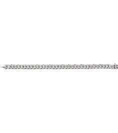 Brc911 Bracelet Set 14K White Round Natural Diamond Natural Diamond 1.1Mm 1 12 Ctw I1, G-H 7 In Polished 1 12 Ctw Natural Diamond Curb Chain Bracelet