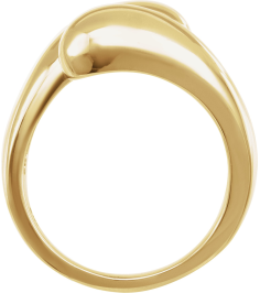 50501 Ring 14K Yellow Polished Bypass Ring