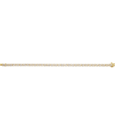 Brc921 Bracelet Set 14K Yellow Round Lab-Grown Diamond Lab-Grown Diamond 2.2Mm 5 13 Ctw Si1-Si2, G-H 7 14 In Polished 5 13 Ctw Lab-Grown Diamond Cluster Line Bracelet