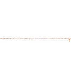 Brc923 Bracelet Set 14K Rose Round Lab-Grown Diamond Lab-Grown Diamond 4.9Mm 6 Ctw Si1-Si2, G-H 7 In Polished 6 Ctw Lab-Grown Diamond Line Bracelet