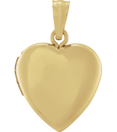 57877 Pendant 14K Yellow 24 X 16 Mm Polished Heart Locket