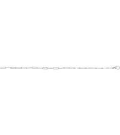 Brc924 Bracelet Set 14K White Round Natural Diamond Natural Diamond 1.9Mm 1 Ctw I1, G-H 7 12 In Polished 1 Ctw Natural Diamond Adjustable Line Bracelet