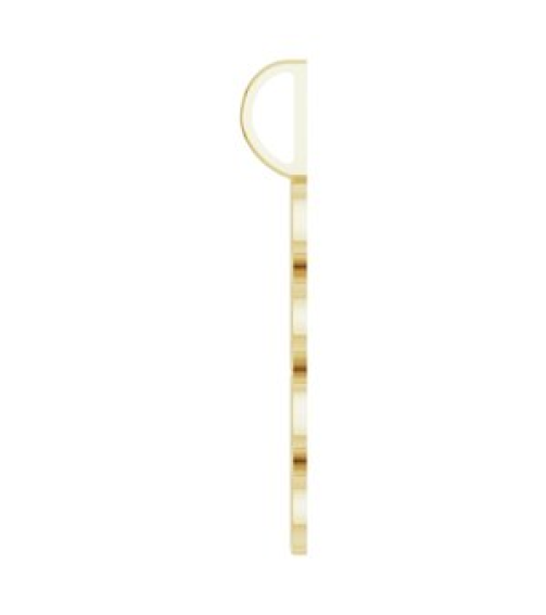 87773 Pendant 14K Yellow 2023 31.11 X 8.4 Mm Polished 