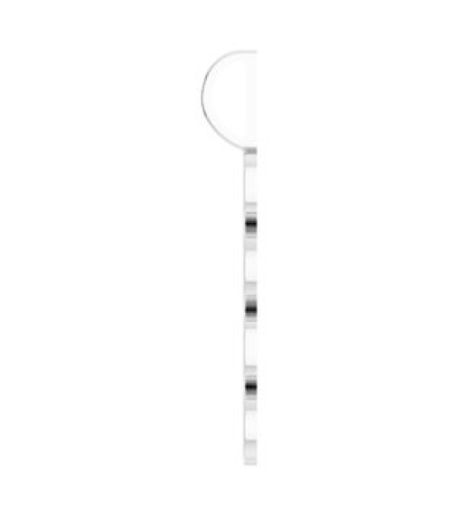 87773 Pendant Platinum 2023 31.11 X 8.4 Mm Polished 