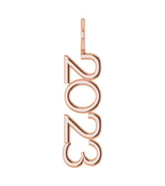 87773 Pendant 14K Rose 2023 31.11 X 8.4 Mm Polished 