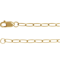 Brc916 Bracelet 14K Yellow Set Natural Diamond Round 2 Mm 9.5 X 7 Mm 7 In I1, G-H Natural Diamond Polished .03 Ctw Natural Diamond Cross Charm Bracelet