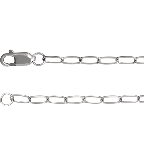 Brc916 Bracelet 14K White Set Natural Diamond Round 2 Mm 9.5 X 7 Mm 7 In I1, G-H Natural Diamond Polished .03 Ctw Natural Diamond Cross Charm Bracelet