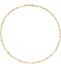 Ch1227 14K Yellow Cable 3.9 Mm 16 In Lobster Clasp Polished Puffed Oval Cable Chain