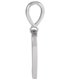 88480 Pendant Set 14K White Round Natural Diamond 1.3Mm 0.01 Ct I1, G-H Polished .01 Ct Natural Diamond Heart Pendant
