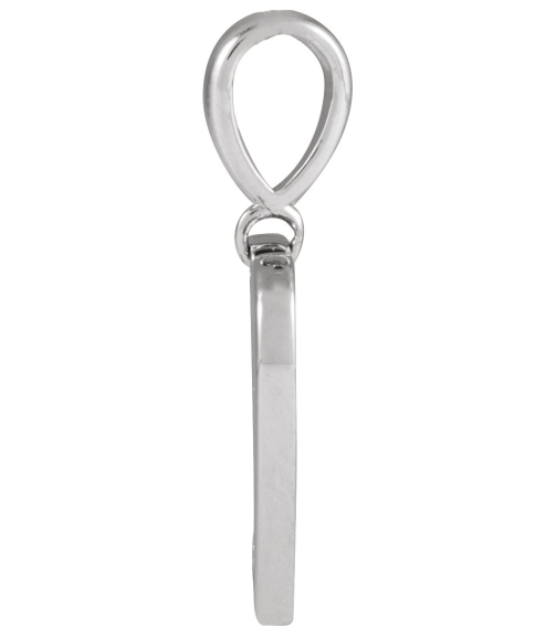 88480 Pendant Set 14K White Round Natural Diamond 1.3Mm 0.01 Ct I1, G-H Polished .01 Ct Natural Diamond Heart Pendant