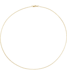 Ch1241 14K Yellow Cable 1.8 Mm 16 In Lobster Clasp Polished Flat Cable Chain