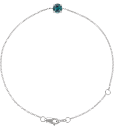 Brc925 Bracelet Set Sterling Silver Round Lab-Grown Alexandrite 4 Mm 6 12-7 12 In Polished Lab-Grown Alexandrite Solitaire Bracelet