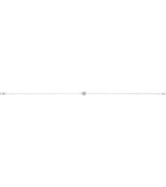 Brc925 Bracelet Set Sterling Silver Round Natural Diamond 4Mm 15 Ct I1, G-H 6 12-7 12 In Polished 15 Ctw Natural Diamond Solitaire Bracelet