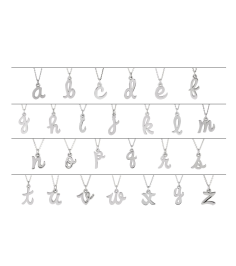 88516 Pendant Sterling Silver Initial V 8.6 X 7.7 Mm Polished Petite Initial Pendant