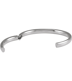 Brc941 Sterling Silver 6 Mm 7 In Polished Hinged Cuff Bracelet