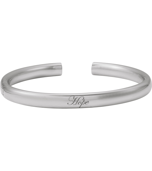 Brc941 Sterling Silver 6 Mm 7 In Polished Hinged Cuff Bracelet