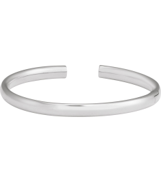 Brc941 Sterling Silver 5 Mm 7 In Polished Hinged Cuff Bracelet