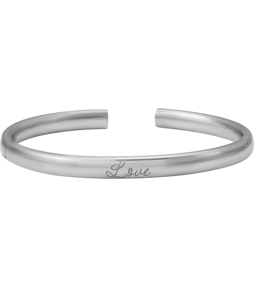 Brc941 Sterling Silver 5 Mm 7 In Polished Hinged Cuff Bracelet
