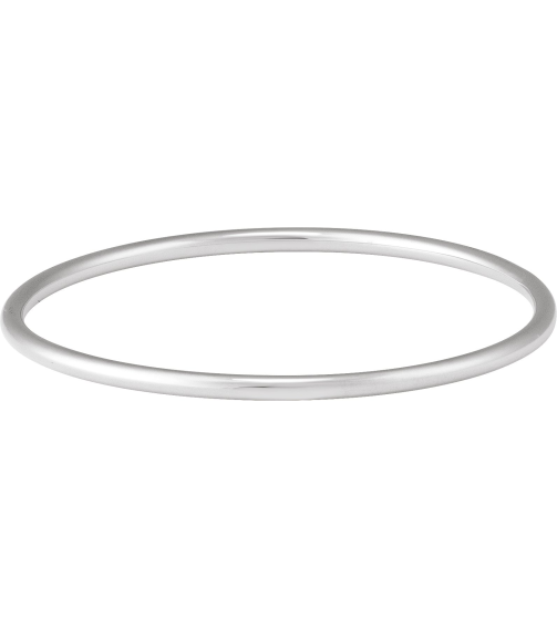 Brc942 Sterling Silver 3 Mm 7 12 In Polished Bangle Bracelet