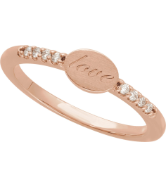 126556 Ring Set 14K Rose Natural Diamond Round 1.3 Mm Polished .07 Ctw Natural Diamond Engravable Ring