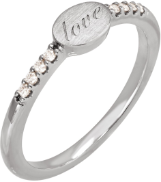 126556 Ring Set Platinum Natural Diamond Round 1.3 Mm Polished .07 Ctw Natural Diamond Engravable Ring
