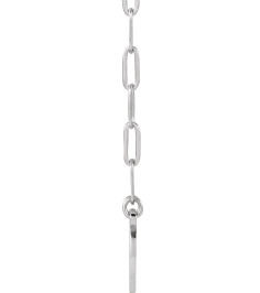 88477 Necklace Sterling Silver 10 X 10 Mm 16 In Polished Engravable Disc Necklace