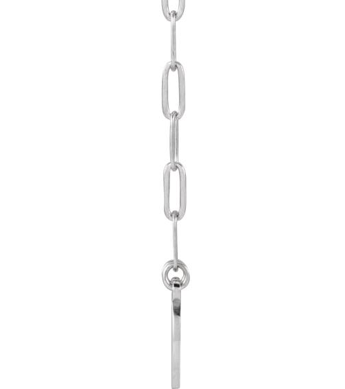 88477 Necklace Sterling Silver 10 X 10 Mm 16 In Polished Engravable Disc Necklace