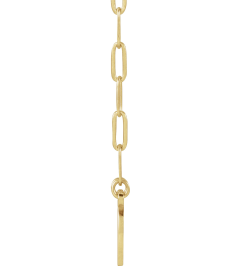 88477 Necklace 14K Yellow 10 X 10 Mm 16 In Polished Engravable Disc Necklace