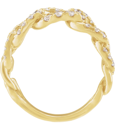 689052 Ring Set 14K Yellow Lab-Grown Diamond Round 2.1 Mm Lab-Grown Diamond Polished 1 Ctw Lab-Grown Diamond Ring