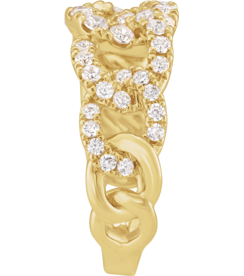 689052 Ring Set 14K Yellow Lab-Grown Diamond Round 2.1 Mm Lab-Grown Diamond Polished 1 Ctw Lab-Grown Diamond Ring