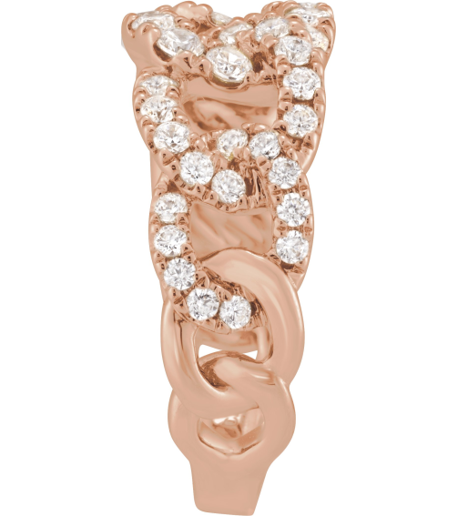 689052 Ring Set 14K Rose Lab-Grown Diamond Round 2.1 Mm Lab-Grown Diamond Polished 1 Ctw Lab-Grown Diamond Ring
